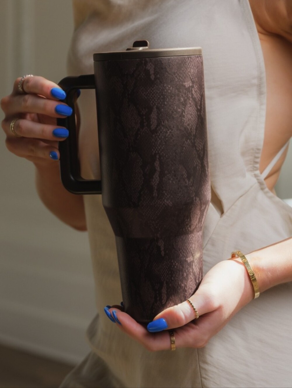 HydroJug X Rylee Arnold Snakeskin 40oz Traveler